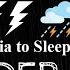 Heavy Rain Mighty Thunder For Sleeping No Ads Beat Insomnia To Sleep Fast BLACK SCREEN