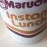 Touching Maruchan Instant Lunch