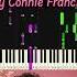 Pretty Little Baby By Connie Francis Piano Cover Sheet Music Lyrics