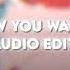 I Know You Want Me Pitbull Audio Edit