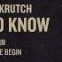 Thousand Foot Krutch All I Need To Know Official Audio