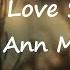 Ann Marie Favorite Love Song Lyrics