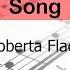 Roberta Flack Killing Me Softly With His Song Alto Sax Backing Track And Sheet Music