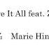 曲名 We Have It All Feat Zachary David アーティスト名 Marie Hines