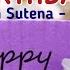 Happy Birthday To You Bulan Sutena