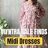 Myntra Midi Dress Sale Haul Myntrasale