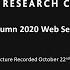 UKCCSRC Autumn Web Series 2020 October 22nd Professor Colin Snape