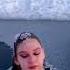 Swimming Ice Challenge Russian Girl Tiktok Ice Snow Russia