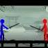 Red Vs Blue 3 AT2 Shorts