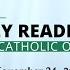 Daily Reading For Saturday November 24th 2018 HD