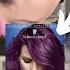 COLOURING MY HAIR AMETHYST CHROME PURPLE AT HOME Schwarzkopf Urban Metallics Live U69 On Brunette