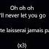 Never Let You Go Mosimann LYRICS TRADUCTION FRANCAISE