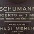 SCHUMANN CONCERTO IN D MINOR FOR VIOLIN AND ORCHESTRA