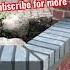 Brick On Edge Mitre Cuts Bricklaying Gardenwall Brickonedge Construction Subscribe Walls