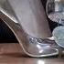 High Heel Broken Silver Trampling PCV Floor