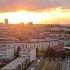 East Berlin Sunset Drone Footage 4K With DJI Neo Sharpness Setting Comparison