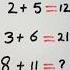 Only Smart People Will Get The Answer Shortvideo Maths Canyousolve Mathgames Mathstricks