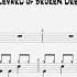 GREEN DAY Boulevard Of Broken Dreams DRUM SCORE