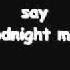 Shivaree Goodnight Moon Lyrics