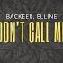 Don T Call Me