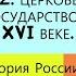 12 Церковь и государство в XVI веке ИСТОРИЯ РОССИИ 7 КЛАСС