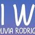 Olivia Rodrigo All I Want Lyrics