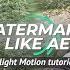 GLOWY WATERMARK LIKE AE Alight Motion Tutorial Preset XML Flwerene