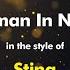 Sting Englishman In New York Karaoke Version From Zoom Karaoke