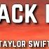 Taylor Swift Come Back Be Here Lyrics