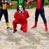 SUPERHERO S Story Rescue 4 Bros Spider Man From JOKER Mansion Battle By Follow Me