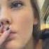 Blonde Swedish Girl Smoking Cigarette 3