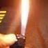 Slow Motion Of A Cigarette Lighter Flame