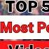 TOP 5 MOST POPULAR VIDEOS Allie Sherlock Cover