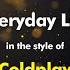 Coldplay Everyday Life Karaoke Version From Zoom Karaoke