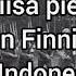 Liisa Pien Lili Marleen Finnish Version Lyrics And Indonesia Subtitle