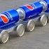 Make A Longest Toy Train With Pepsi Cans Cars At Home DIY