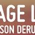 Jason Derulo Savage Love Lyrics