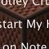 Motley Crue Kickstart My Heart Note Block Full Cover