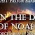 As In The Days Of Noah