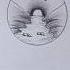 Circle Scenery River Mountain Sun Birds Stone Nature Prakirti