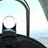War Thunder F6F 5N Flying Through Clouds