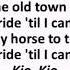 Aftermath Legend Lil Nas X Old Town Road Lyrics