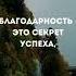 Благодарность это секрет успеха Цените каждый шаг на пути к своей цели Джон Рокфеллер