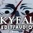 Skyfall Adele Edit Audio