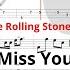 The Rolling Stones Miss You Play Along Tabs Bass Cover