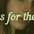 Lana Del Rey Love Song Lyric Video