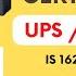 BIS Certification For UPS And Inverters 8700247513 BIS Registration For UPS And Inverters