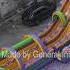 Purple Giant Water Slide Inflatable Slip And Slide With Pool