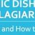 Academic Dishonesty Plagiarism What It Is And How To Avoid It