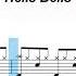 Hells Bells AC DC Drum Score